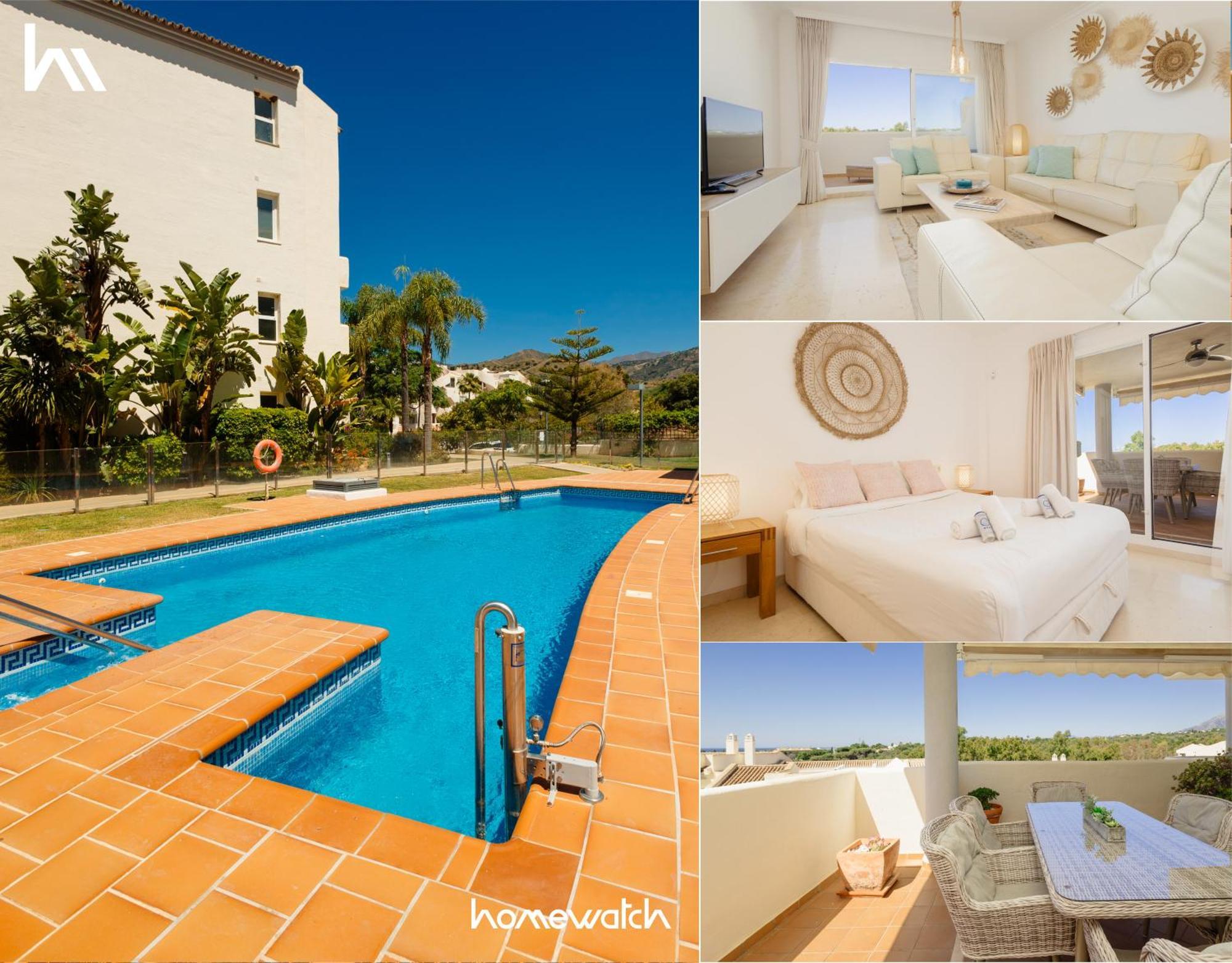 Apartemen Apartment With Pool And Private Terrace With Sea Views In Elviria *